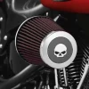 Harley Davidson Screamin Eagle Heavy Breather Endkappe Willie G. Skull 11