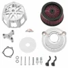 Harley Davidson Screamin Eagle Chisel Extreme Billet Luftfilter Kit Chrom 11