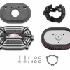 Harley Davidson Screamin Eagle Extreme Billet Ventilator Luftfilter Kit, Schwarz Cut 11