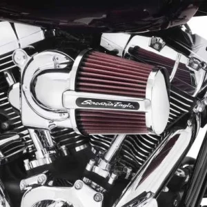 Harley Davidson Screamin Eagle Heavy Breather Elite Performance Luftfilter Kit Chrom 8