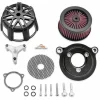 Harley Davidson Screamin Eagle Chisel Extreme Billet Luftfilter Kit Schwarz Cut (58mm) 13