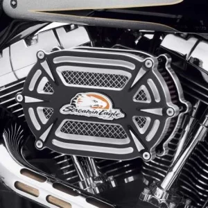 Harley Davidson Screamin Eagle Extreme Billet Ventilator Luftfilter Kit 58mm, Schwarz Cut 8