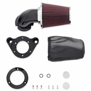 Harley Davidson Screamin Eagle Heavy Breather Luftfilter Kit 58mm, Schwarz 8