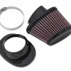 Harley Davidson Screamin Eagle High-Flo K&N Luftfilter Element Heavy Breather, Schwarz 7