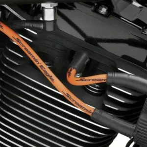 Harley Davidson Screamin Eagle 10mm Phat Zündkerzenkabel Set Orange 6