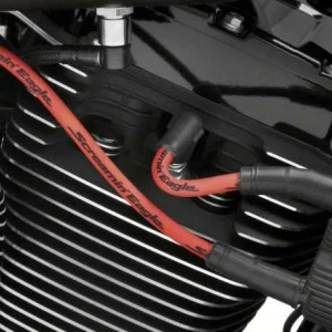 Harley Davidson Screamin Eagle 10mm Phat Zündkerzenkabel Set Rot 6