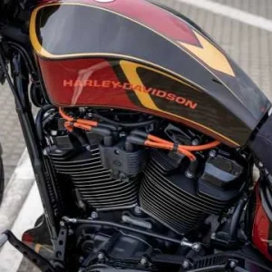 Harley Davidson Screamin Eagle 10mm Phat Zündkerzenkabel Set Orange 6