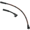 Harley Davidson Screamin Eagle 10mm Phat Zündkerzenkabel Set Schwarz 10