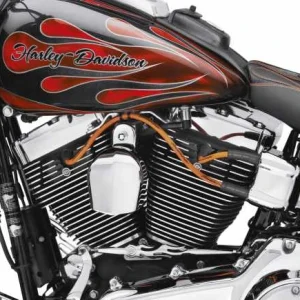 Harley Davidson Screamin Eagle 10mm Phat Zündkerzenkabel Set Orange 6