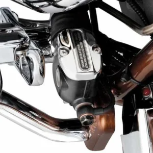 Harley Davidson Hauptbremszylinderabdeckung Hinten Chrom 6