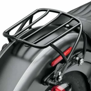 Harley Davidson Abnehmbarer Solo Gepäckträger Schwarz 6