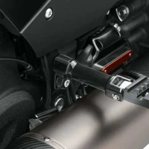 Harley Davidson Sozius Fußrasten Montage Kit Schwarz 6