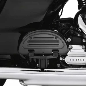 Harley Davidson Half-Moon Sozius Trittbrettwannen Schwarz 7