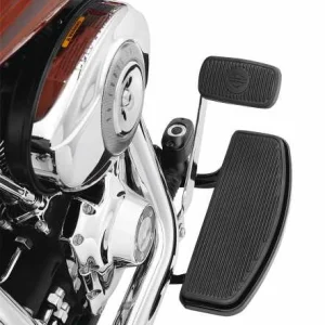 Harley Davidson Fahrer-Trittbrettwannen Traditionelle Form, Schwarz 6