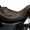 Harley Davidson Low Profile Solo Touring Sitz 15″ Mahagoni Braun 7