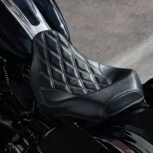 Harley Davidson Low-Profile Solo Sitz 15″ Diamond Schwarz 10