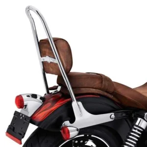 Harley Davidson Einteiliger Abnehmbarer Sissy Bar Bügel Chrom 6
