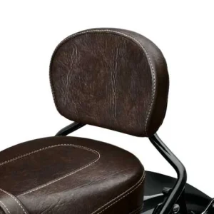 Harley Davidson Sozius Rückenpolster Kurz Mahogany Braun 6