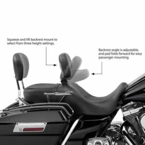 Harley Davidson Fahrerrückenlehne Komfort-Steppung 6