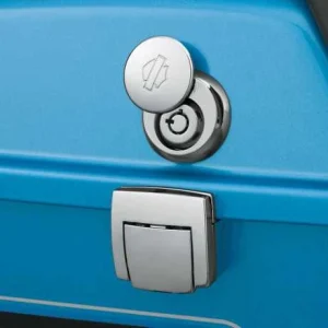 Harley Davidson Tour-Pak Schlossabdeckung Chrom 9