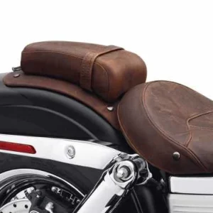 Harley Davidson Soziussitz 5,5″ Künstlich Gealtertes Braunes Leder 6