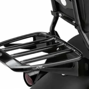 Harley Davidson Premium Gepäckträger Air Foil Mit Gummi-Grip-Streifen Schwarz 6