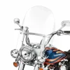 Harley Davidson Abnehmbare King-Size Windschutzscheibe 21″ Klar & Polierte Streben 13