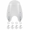Harley Davidson Wind Splitter Quick-Release Windschild 19″ Leicht Getönt & Poliert 10