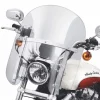 Harley Davidson Abnehmbare Kompakt-Windschutzscheibe 14″ Leicht Getönt & Polierte Streben 8