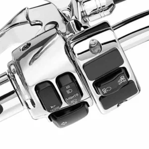 Harley Davidson Zusatzschaltergehäuse Linke Seite, Chrom 9
