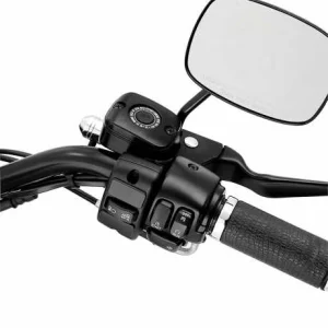 Harley Davidson Zusatzschaltergehäuse Linke Seite, Schwarz 6