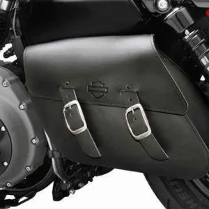 Harley Davidson Einseitige Schwingentasche, Schwarz 6