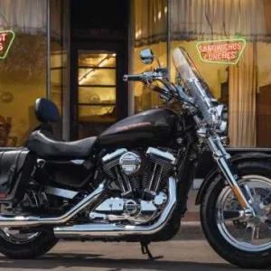 Harley Davidson Standard Line Throw-Over Satteltaschen Kompakt, Schwarz 12