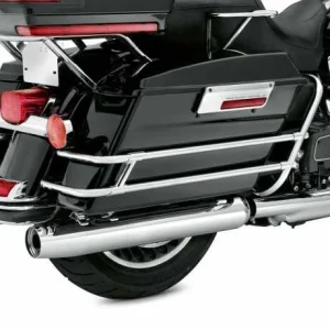 Harley Davidson Twin Rail Satteltaschen-Schutzbügel-Kit Chrom 6