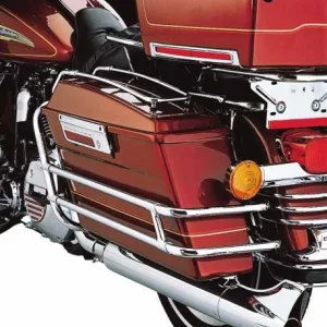 Harley Davidson Twin Rail Satteltaschen-Schutzbügel-Kit Chrom 7