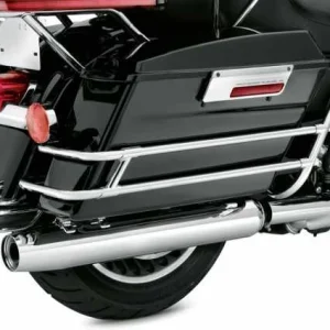 Harley Davidson Twin Rail Satteltaschen-Schutzbügel-Kit Chrom 9
